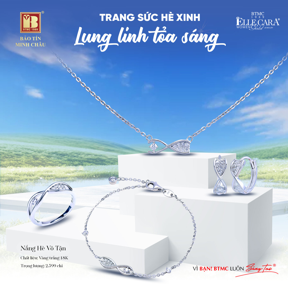 Bảo Tín Minh Châu ra mắt bộ sưu tập “Trang sức hè xinh” tinh tế cho phái nữ - 6 Bảo Tín Minh Châu ra mắt bộ sưu tập “Trang sức hè xinh” tinh tế cho phái nữ - 6