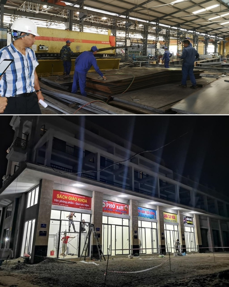 Tìm hiểu chất lượng xây dựng của chợ mới Đô Lương - 4 Tìm hiểu chất lượng xây dựng của chợ mới Đô Lương - 4