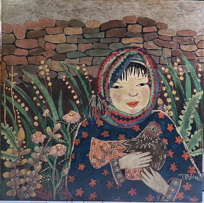 Mùa đông ấm áp (sơn mài) - Vũ Thanh Yên