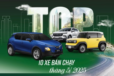 Loạt ô tô bán chạy tháng 5: Xe Việt vẫn áp đảo, xe Hàn vắng bóng