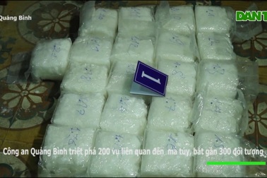 Công an Quảng Bình triệt phá 200 vụ ma túy trong 8 tháng