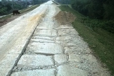 Nhiều tuyến đê oằn mình “cõng” xe quá tải