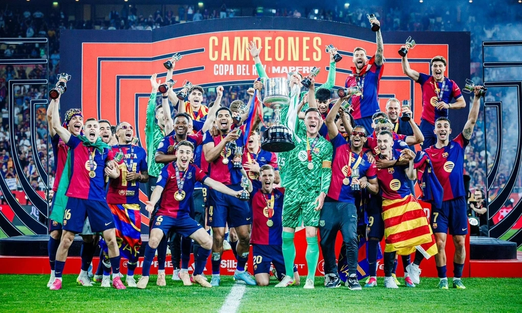 Thắng nghẹt thở Real Madrid, Barcelona vô địch Cúp Nhà vua - 1 Thắng nghẹt thở Real Madrid, Barcelona vô địch Cúp Nhà vua - 1