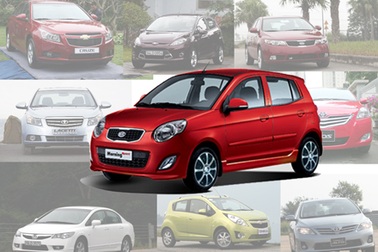 10 xe du lịch bán chạy nhất Việt Nam năm 2011 