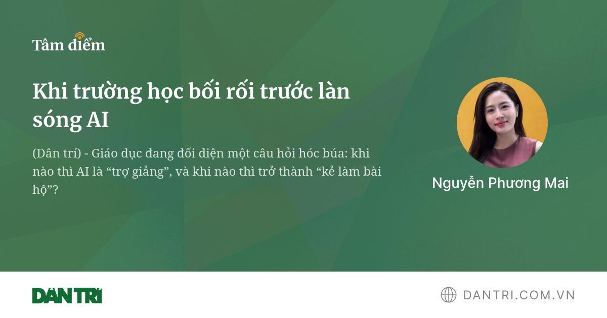 Khi trường học bối rối trước làn sóng AI