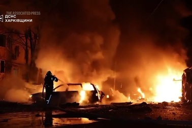 Hiện trường vụ tập kích vào vùng Kharkov ở Ukraine