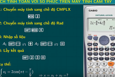 Ôn thi Vật lý tốt nghiệp: Phương pháp dao động bằng số phức và dạng toán