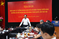 Vận dụng tư tưởng Hồ Chí Minh trong triển khai đường lối đối ngoại của Đảng
