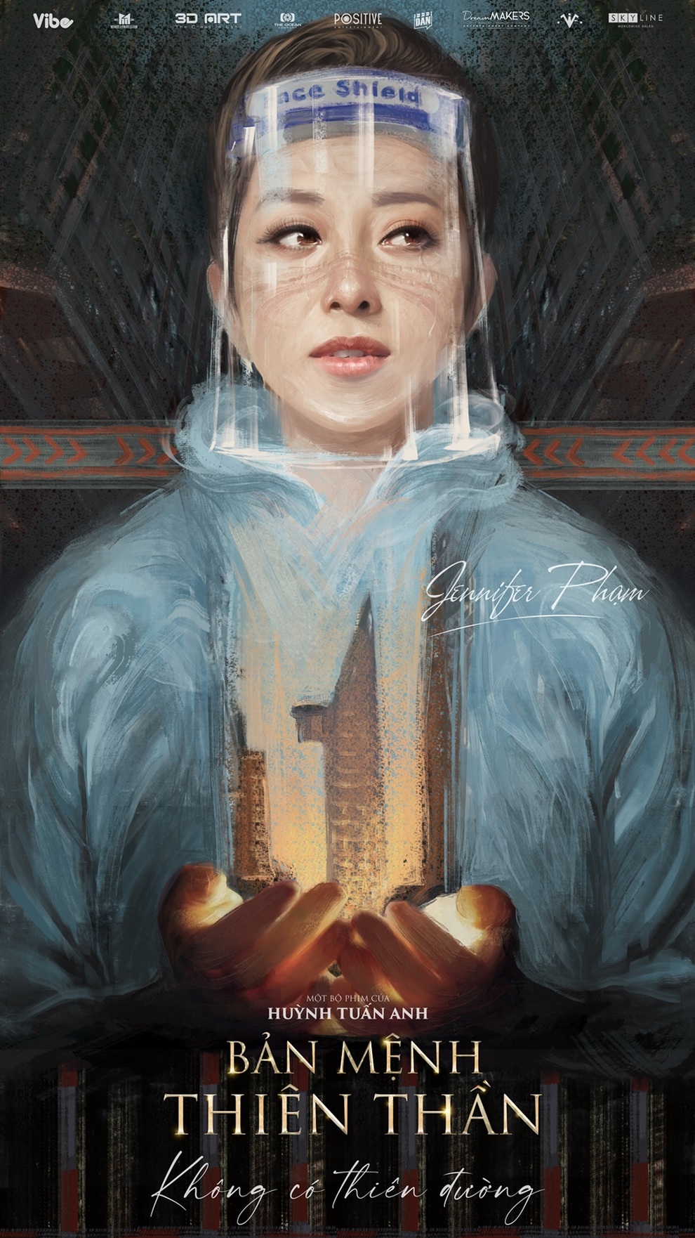 Hoa hậu Jennifer Phạm đóng bác sĩ chống Covid-19 trong phim mới - 2 Hoa hậu Jennifer Phạm đóng bác sĩ chống Covid-19 trong phim mới - 2