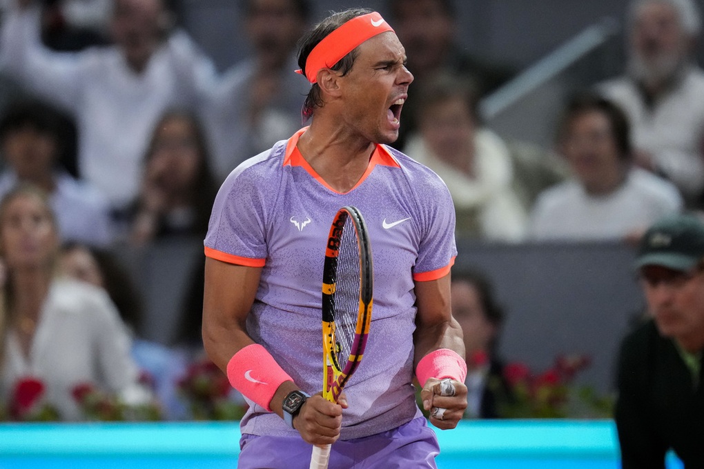Nadal chiến thắng ngoạn mục trước De Minaur tại Madrid Open - 1 Nadal chiến thắng ngoạn mục trước De Minaur tại Madrid Open - 1