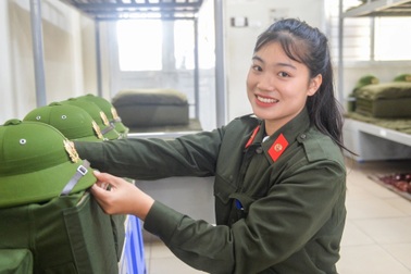 Những câu chuyện xúc động nơi thao trường của sinh viên công an