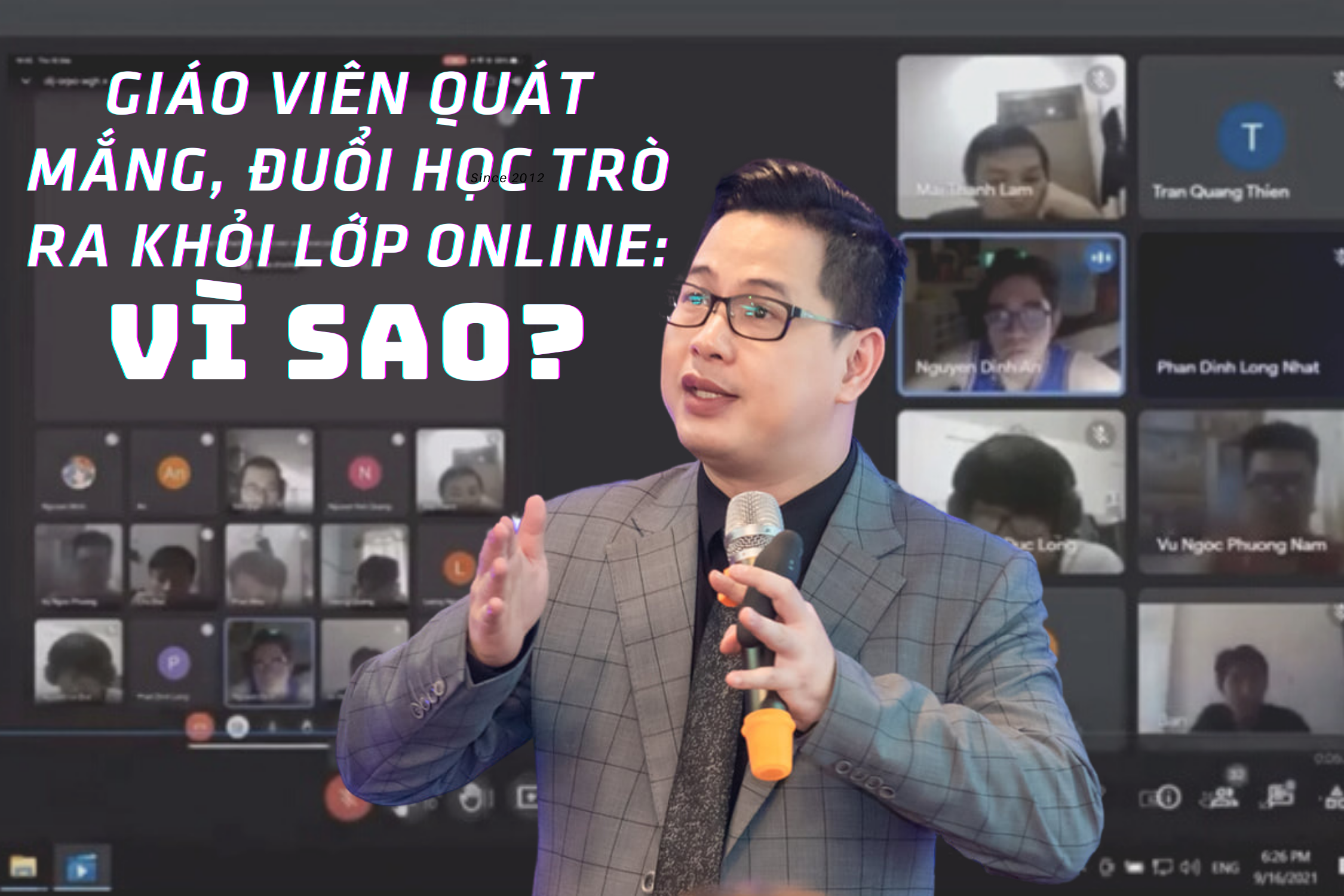 Giáo viên mắng học trò "óc trâu", đuổi ra khỏi lớp online: Vì đâu nên nỗi?