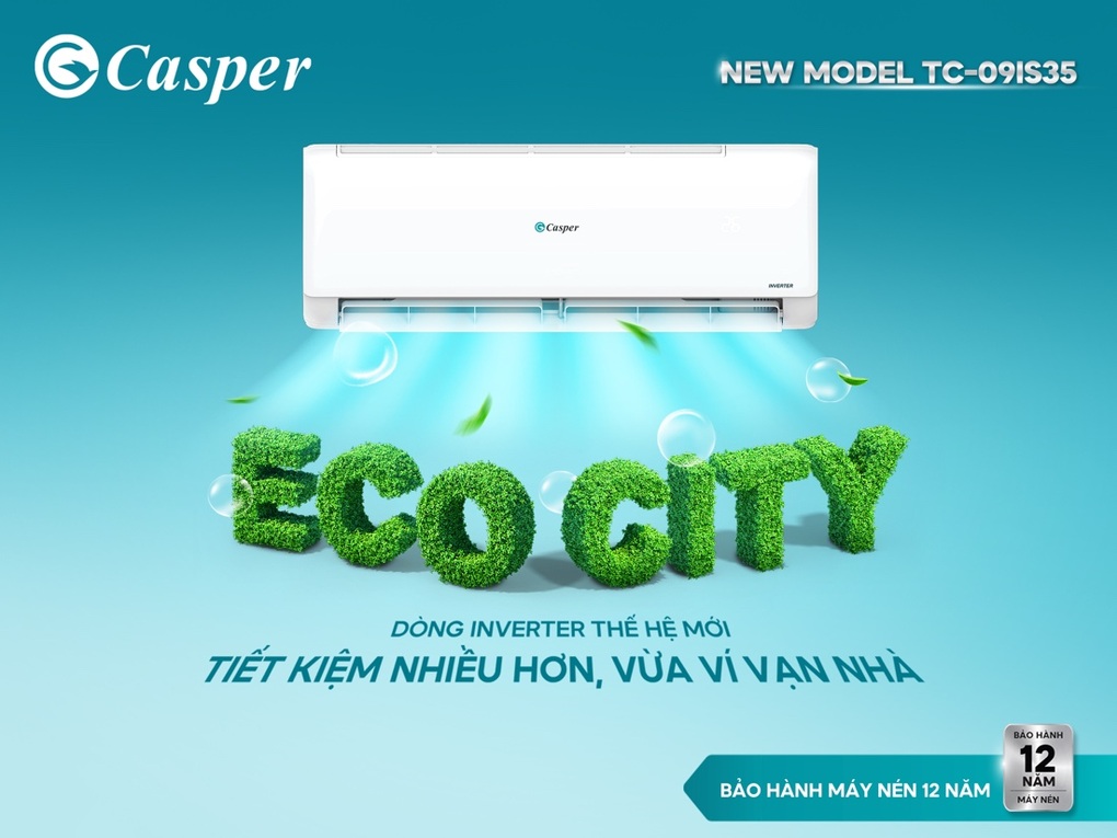 Điều gì giúp máy lạnh Casper Eco City thu hút người dùng dù mới ra mắt? - 2 Điều gì giúp máy lạnh Casper Eco City thu hút người dùng dù mới ra mắt? - 2