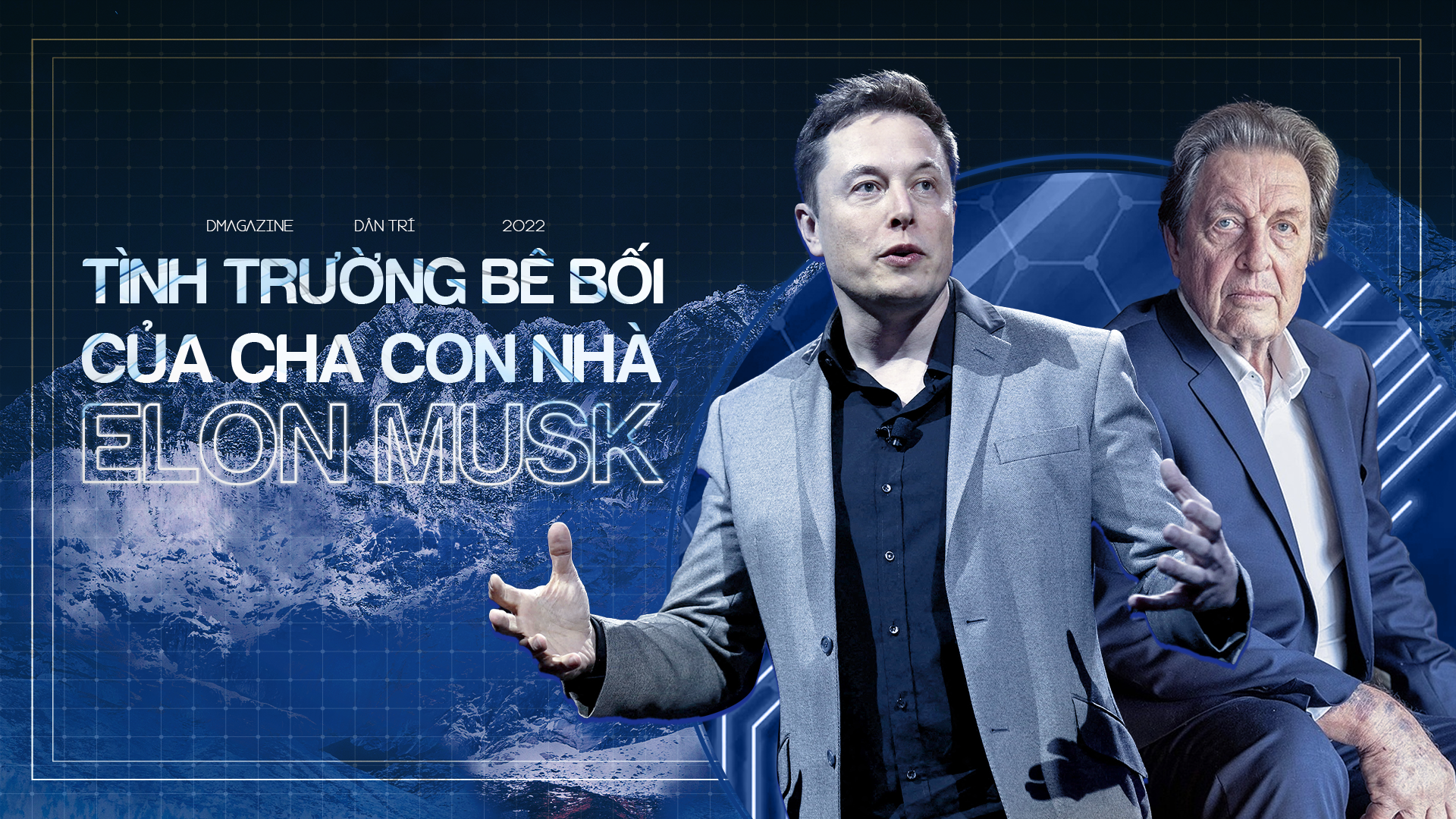 Tình trường bê bối của cha con nhà Elon Musk