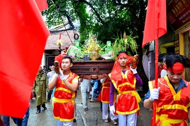 “Ngày hội Cốm Mễ Trì 2016" tái hiện quy trình làm cốm sạch