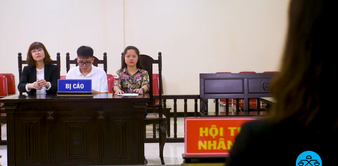 Tập huấn về xét xử thân thiện với trẻ em do Học viện Tòa án, Tòa án ND tối cao xây dựng.
Ảnh chụp màn hình.