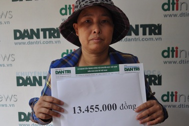 Hơn 13 triệu tiếp tục đến với chị Huê bị ung thư vú