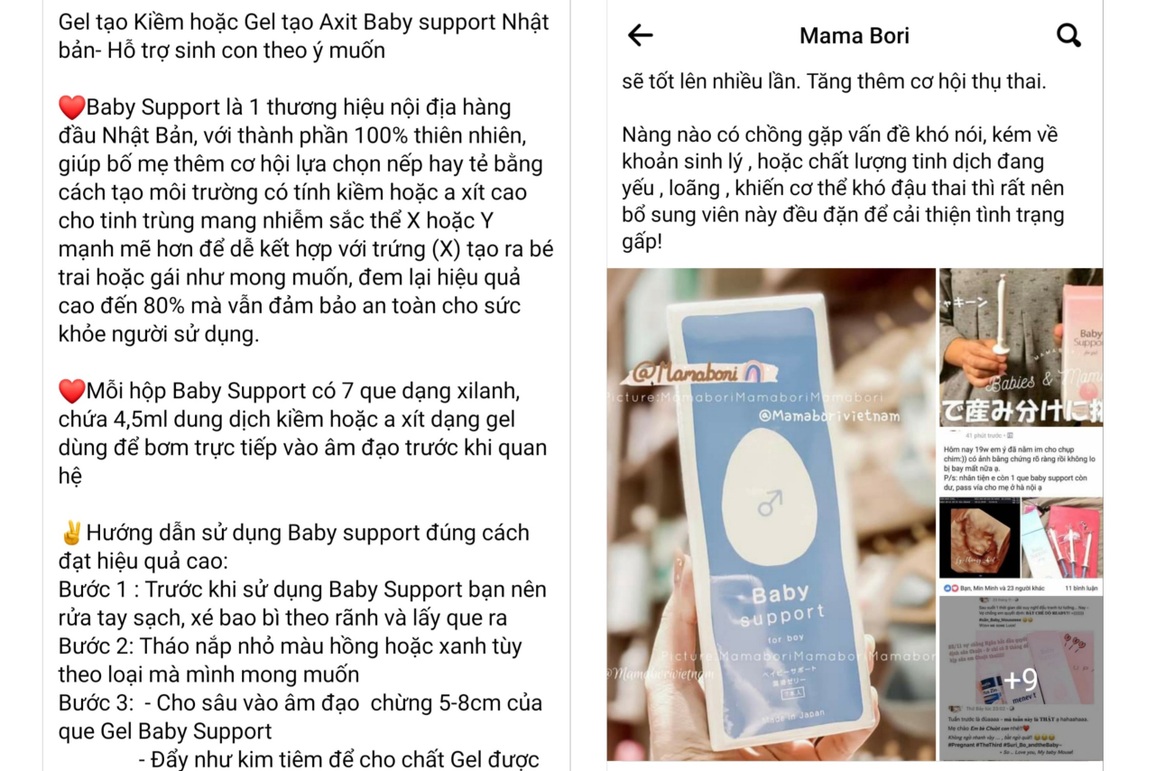 Gel bơm âm đạo sinh con theo ý muốn có thật sự công hiệu như lời đồn? - 2 Gel bơm âm đạo sinh con theo ý muốn có thật sự công hiệu như lời đồn? - 2