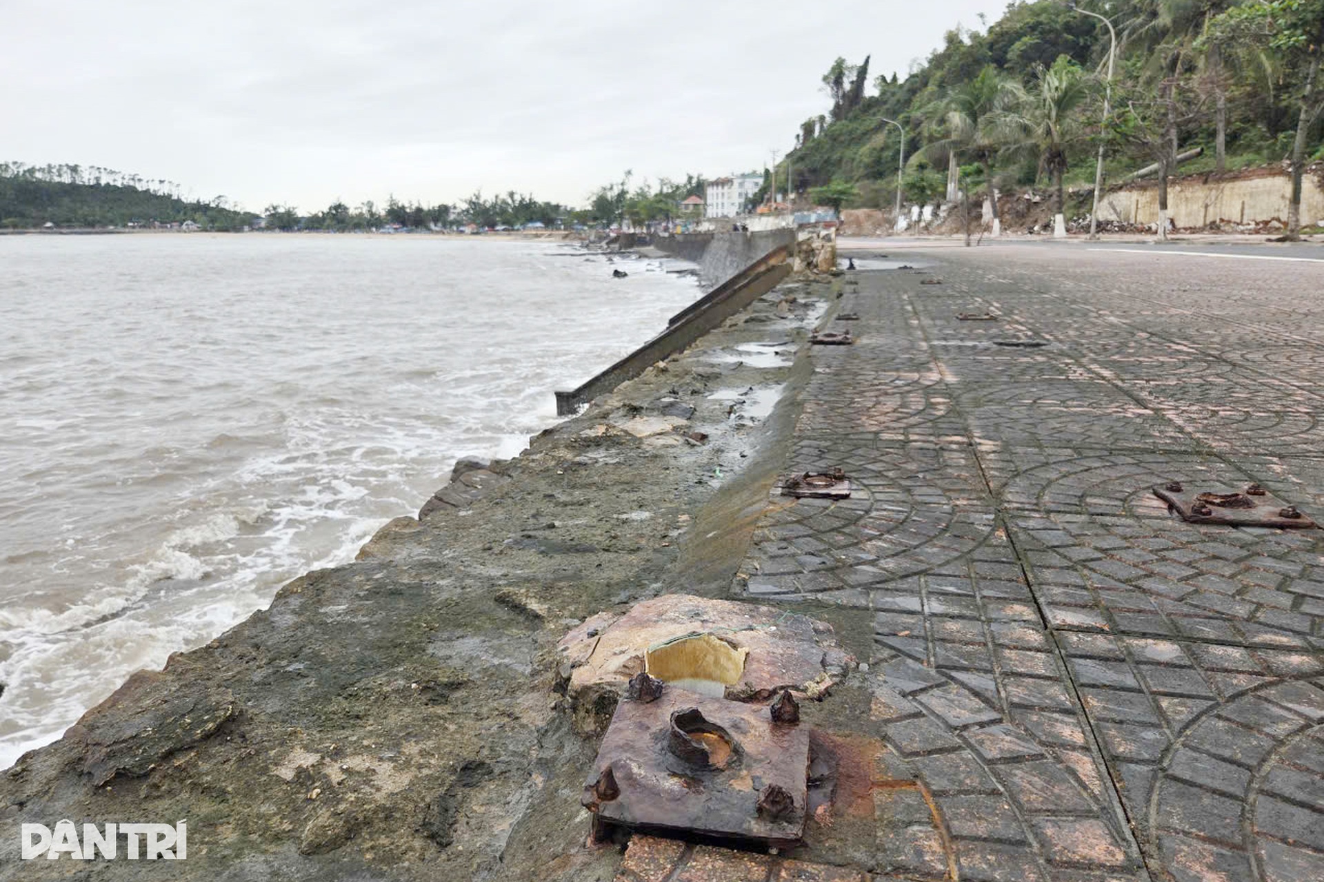 Bờ kè ở Đồ Sơn - Hải Phòng sụt lún sau bão - 11 Bờ kè ở Đồ Sơn - Hải Phòng sụt lún sau bão - 11
