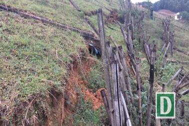 Hồ chứa nước 4,3 triệu m3 bị sạt lở, tiềm ẩn nguy cơ vỡ đập