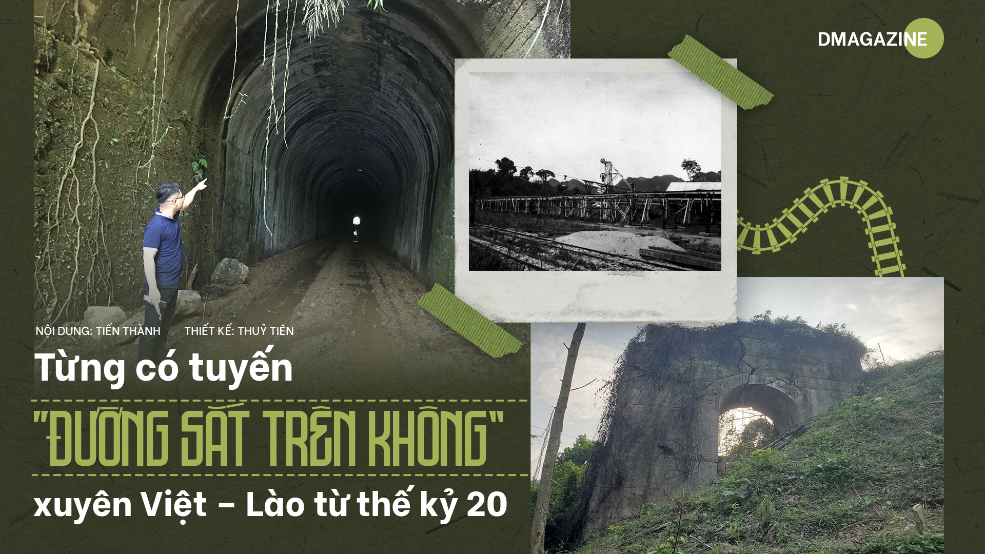 Bí ẩn về tuyến "đường sắt trên không" xuyên Việt - Lào từ đầu thế kỷ 20