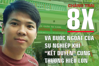 Chàng trai 8x và bước ngoặt của sự nghiệp khi "kết duyên" cùng thương hiệu lớn