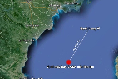 Tìm kiếm máy bay bị nạn: Phát hiện vệt dầu 3,5m nổi trên biển