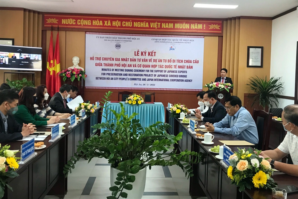 Nhật Bản hỗ trợ Quảng Nam tu sửa di tích Chùa Cầu - 1 Nhật Bản hỗ trợ Quảng Nam tu sửa di tích Chùa Cầu - 1