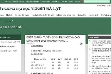 Trường ĐH  đầu tiên công bố điểm trúng tuyển