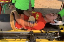 Vận động viên xe đạp Việt Nam gặp tai nạn trên đường đua châu Á