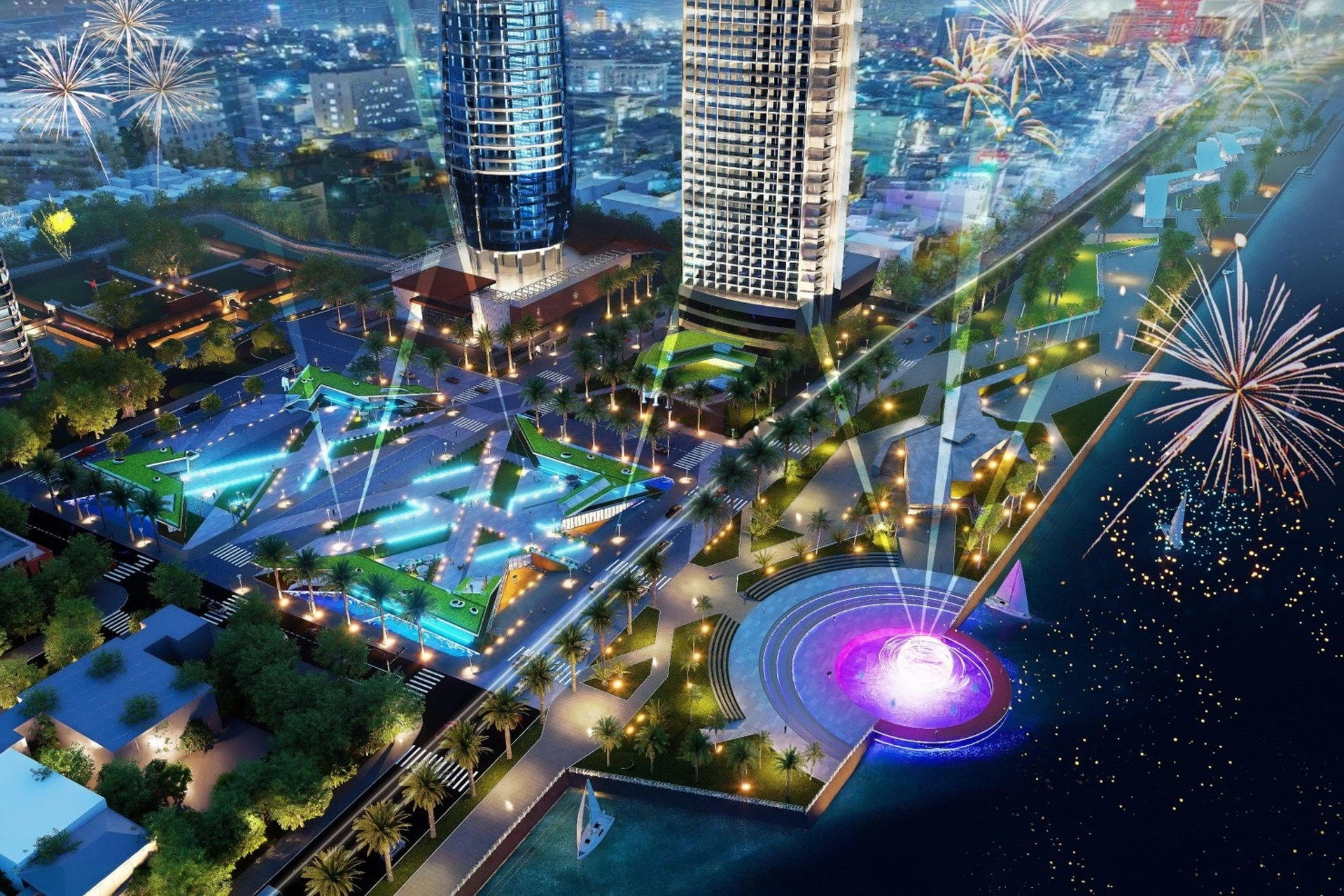 Ngắm 12 phương án quy hoạch quảng trường trung tâm Đà Nẵng - 7