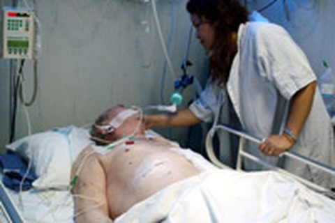 Bệnh nhân Ramio đang trong tình trạng nguy kịch