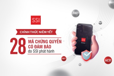 Niêm yết 28 mã chứng quyền mới do SSI phát hành
