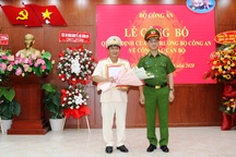 Đại tá Đỗ Triệu Phong được bổ nhiệm Giám đốc Công an tỉnh Kiên Giang