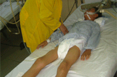 Quỹ Nhân ái đến với mẹ con chị Phạm Thị Nga