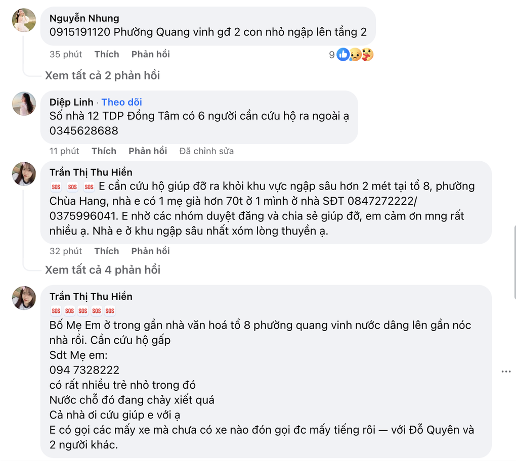 Thái Nguyên ngập sâu trong lũ lớn, người dân lên mạng kêu cứu - 3