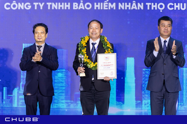 Chubb Life Việt Nam vào “Top 10 doanh nghiệp bảo hiểm uy tín” của VNR