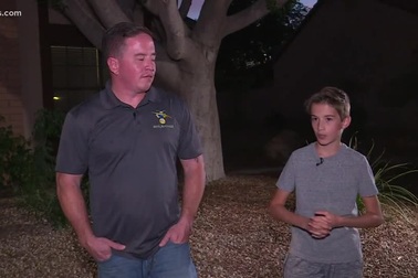 Người hùng 12 tuổi cứu bố khỏi ngôi nhà đang cháy