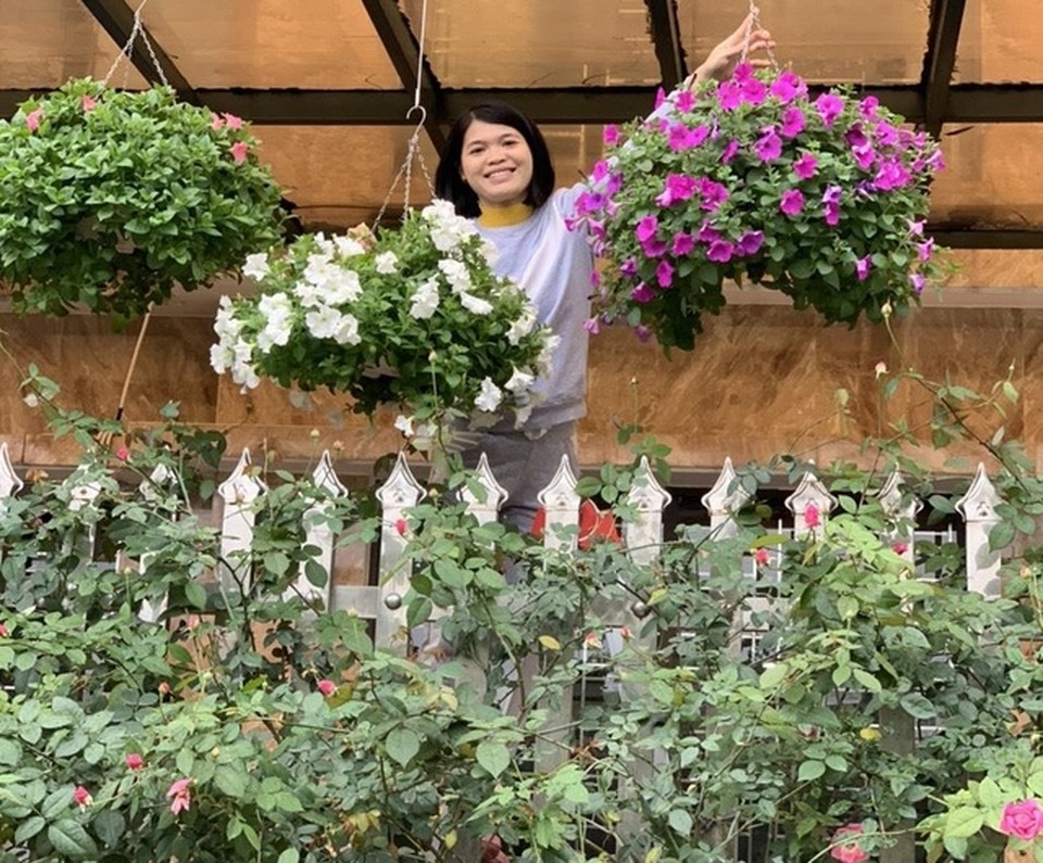 Choáng ngợp biệt thự trăm m2 hoa trái sum suê của mẹ đảm Hà Nội - 9