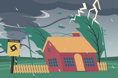 Chi tiết các cấp độ bão và sức gió tàn phá