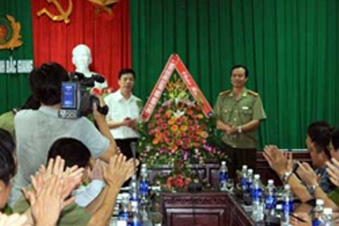 Thưởng nóng Ban Chuyên án Công an tỉnh Bắc Giang