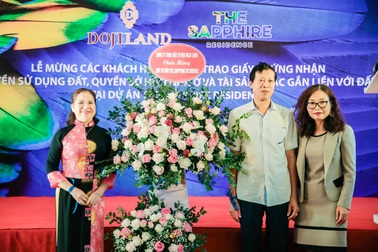 Những cư dân đầu tiên nhận sổ hồng tại The Sapphire Residence Hạ Long của Dojiland