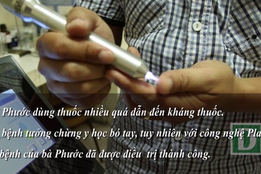 Cận cảnh máy chữa lành vết thương không cần kháng sinh "made in Việt Nam"