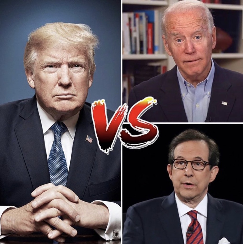 Ông Trump ám chỉ người cầm trịch tranh luận về phe ông Biden - 1 Ông Trump ám chỉ người cầm trịch tranh luận về phe ông Biden - 1