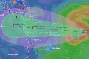 Bão số 5 vừa hình thành, đang tăng cấp và di chuyển nhanh