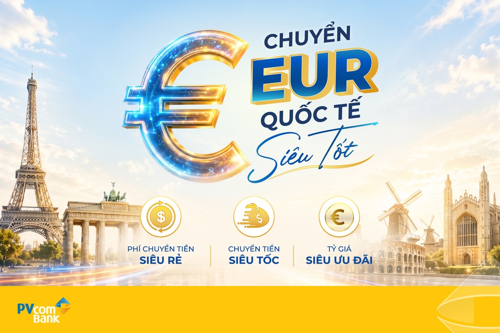 PVcomBank ưu đãi phí chuyển tiền quốc tế bằng EUR, người nhận hưởng trọn giá trị gửi - 1