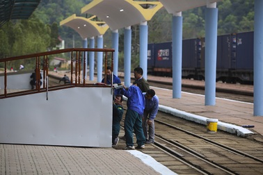 Ga Đồng Đăng tất bật chuẩn bị đón đoàn tàu của Chủ tịch Triều Tiên