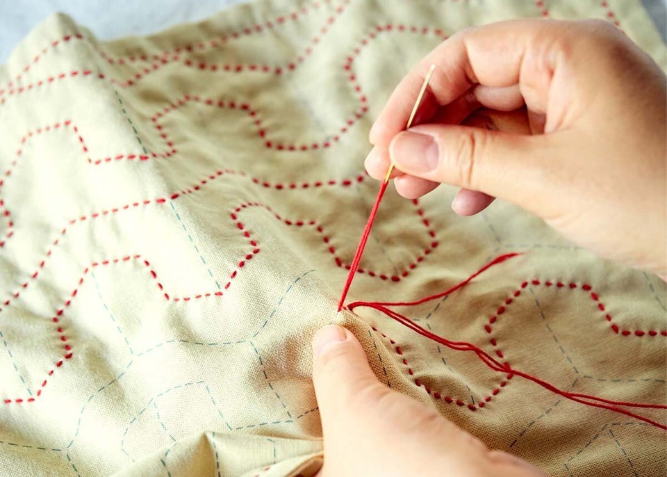 Sashiko - Nghệ thuật trong những đường thêu của người Nhật Bản - 4 Sashiko - Nghệ thuật trong những đường thêu của người Nhật Bản - 4