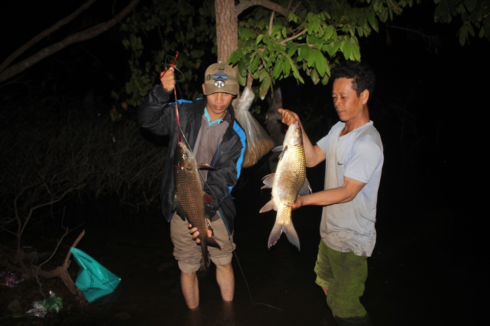 Gia Lai: Theo chân thợ câu săn “thủy quái” trên lòng hồ Ia Mlá - 2 Gia Lai: Theo chân thợ câu săn “thủy quái” trên lòng hồ Ia Mlá - 2