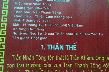 "Nghề nghiệp" của vua Trần Nhân Tông là gì?